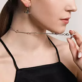 Серьги подвесные 94025713 серебро Акула_1