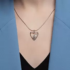 Подвеска 94033184 серебро Сердце_1