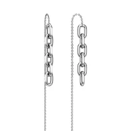 Серьги продевки НС22-386Ю-3 серебро Цепи_1