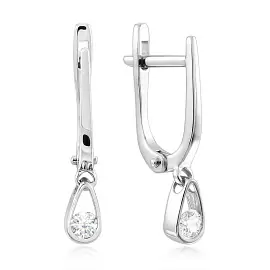 Серьги подвесные 221-1463-01 золото_0