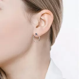Серьги серьга одиночная 94170090 серебро_1