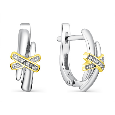 Серьги С-1396-02 золото