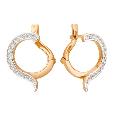 Серьги 24110 золото