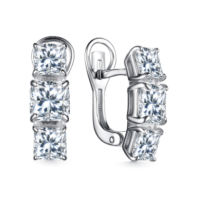 Серьги дорожка 02-3863.00КЦ-00 серебро Дорожка