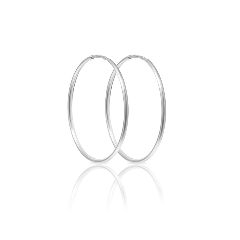 Серьги конго 52059 серебро