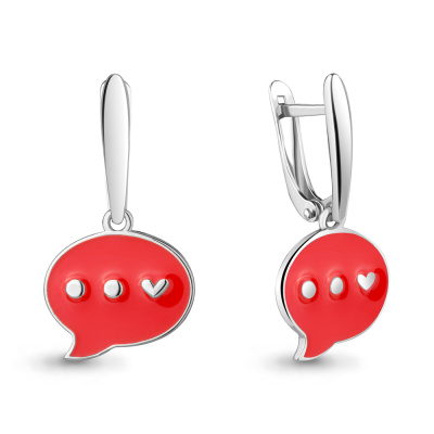 Серьги 37014.5 серебро