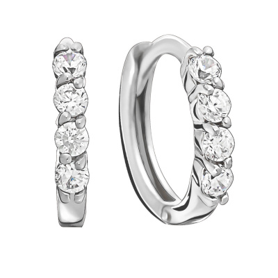 Серьги конго с105046р серебро