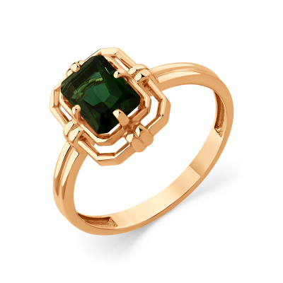 Кольцо один камень 01-3-675-1900-010 золото