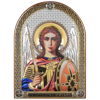 Икона 6398.C3 ювелирный сплав Архангел Михаил
