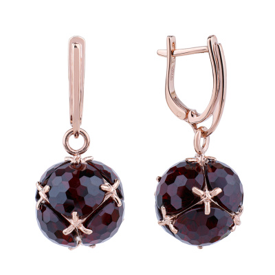 Серьги подвесные 3444-10 гр золото