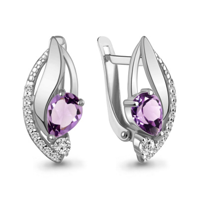 Серьги 4966904А.5 серебро