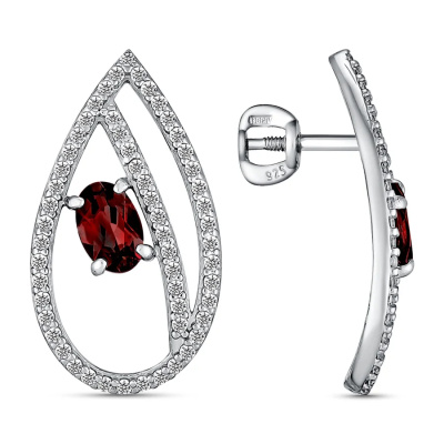 Серьги 206636-006-0019 серебро