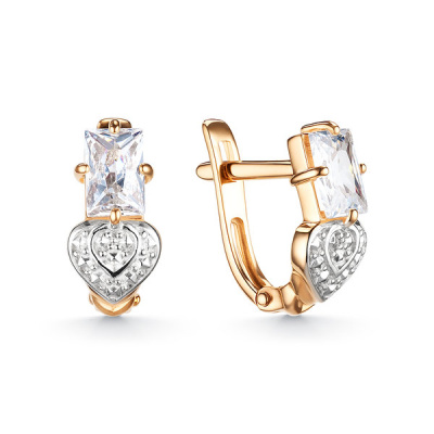 Серьги 40285100 золото