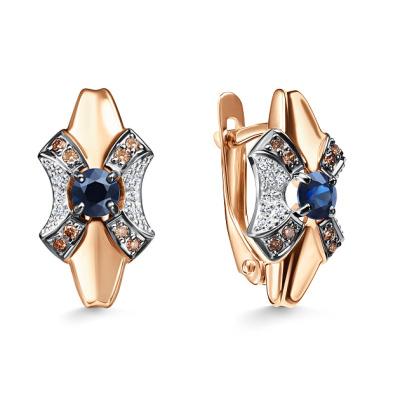 Серьги 26698-170 золото