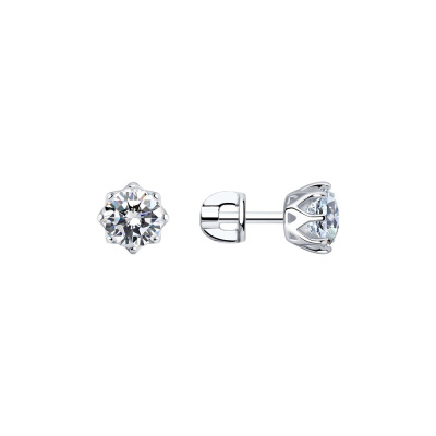 Серьги пусеты 94025266 серебро