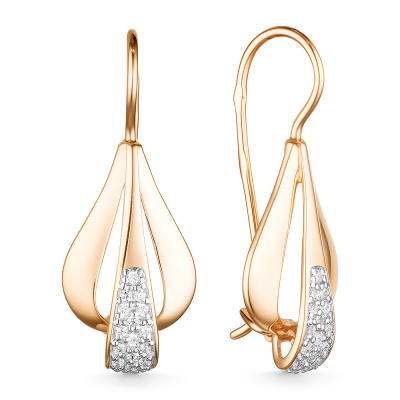 Серьги 40270300 золото