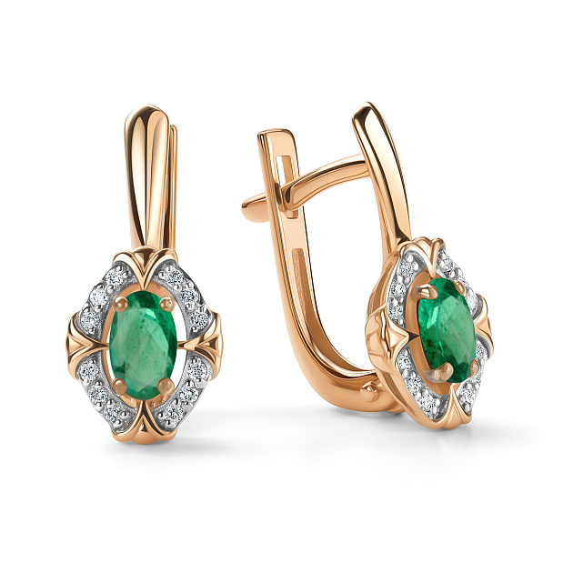 Серьги 25941-101 золото