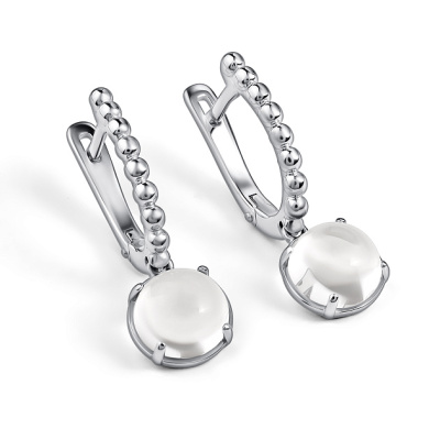 Серьги подвесные 02-4823.00ГХ-00 серебро