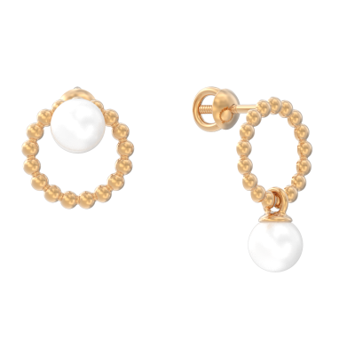Серьги пусеты 1044352-11250 золото