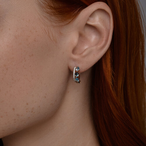 Серьги конго 728897 золото