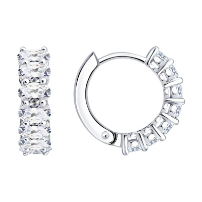 Серьги 94027641-91 серебро