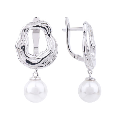 Серьги подвесные 1059652-01250-2S серебро