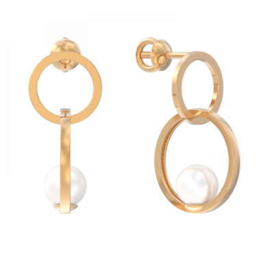 Серьги подвесные 1044282-11250 золото