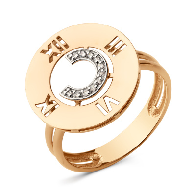 Кольцо 503041-1102 золото Тиффани цифры