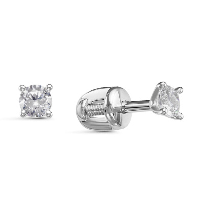 Серьги пусеты б051011 золото