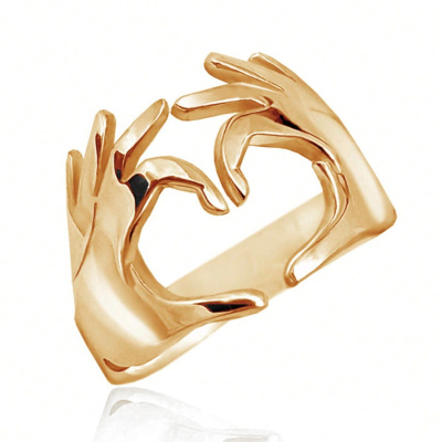 Кольцо К-335-au золото Сердце