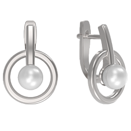 Серьги 1038412-01250-2S серебро