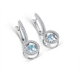Серьги подвесные 02-4751.00ТБ-00 серебро_0