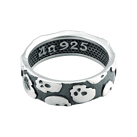 Печатка 812205 серебро Череп_1