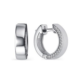 Серьги конго 02-2121.00КЦ-00 серебро