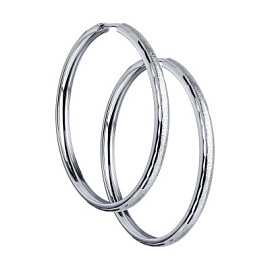 Серьги конго 94140068 серебро