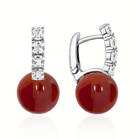 Серьги 2340391577-31 серебро