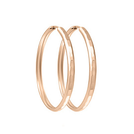 Серьги конго 52076 серебро
