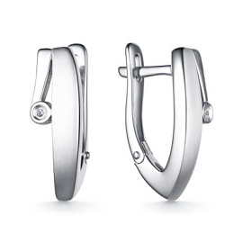 Серьги 02-4143.000Б-00 серебро