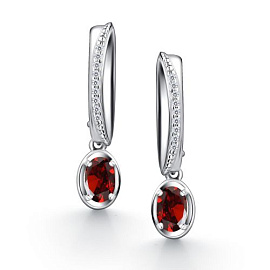Серьги подвесные 02-4359.00ГР-00 серебро_0